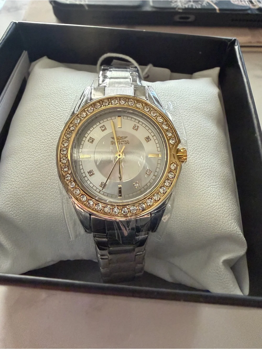 Invicta Angel Two Tone Crystal Watch